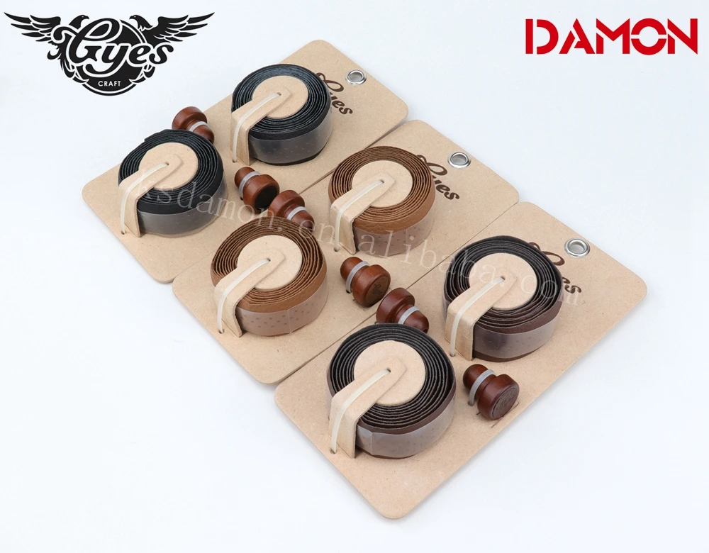 

Taiwan Gyes GT-1AH 100% Cow Leather MTB BMX Road Bicycle Bar Tape 2000 30mm Bike Handlebar Tapes