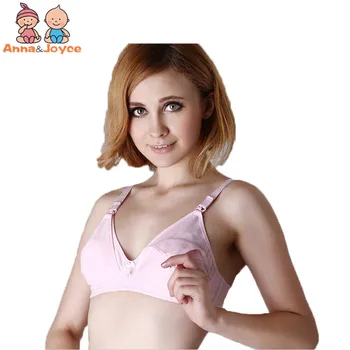 

Maternity Wear Pregnant Women Breast-feeding Bra Cotton No Steel Bracket Three-breasted Bra