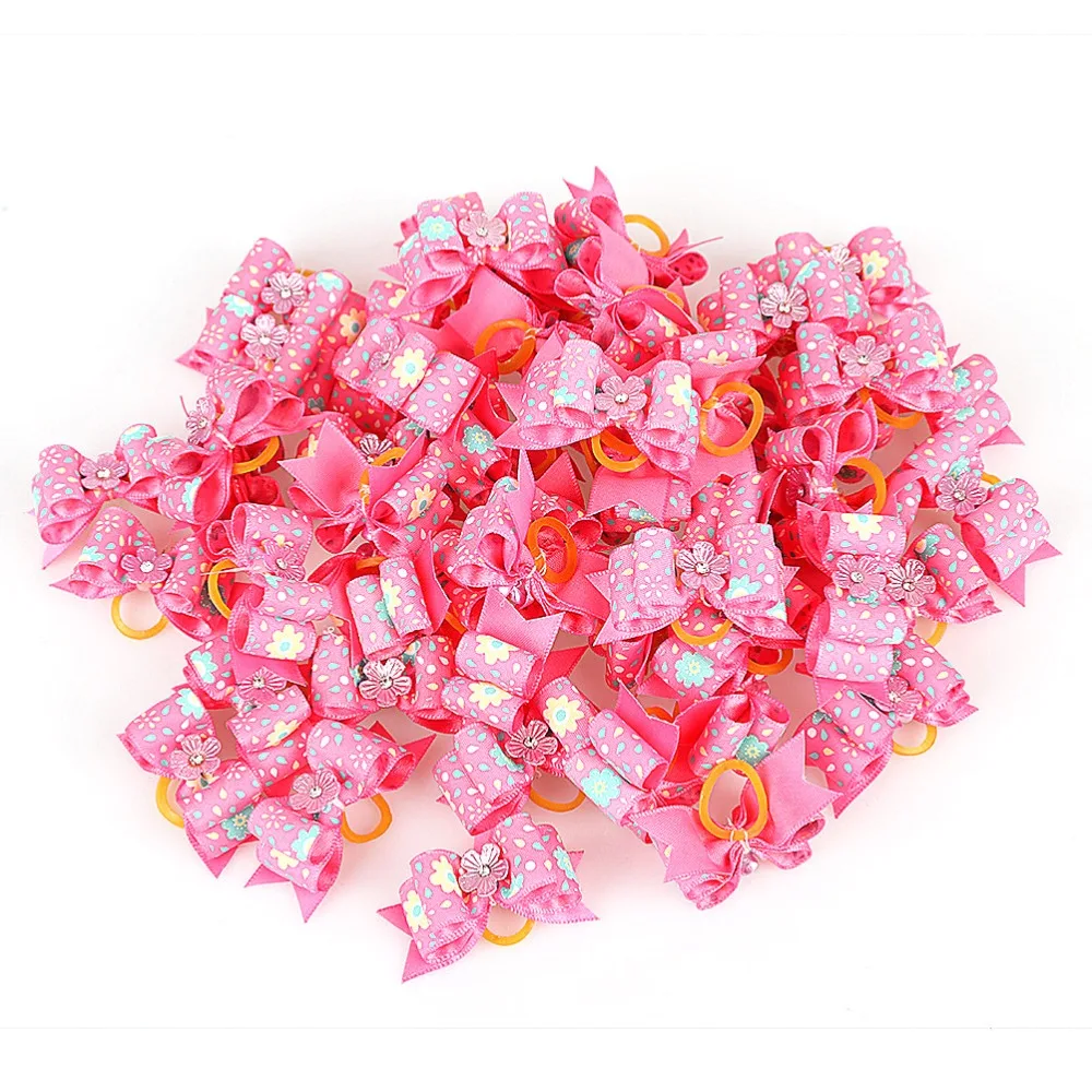 

Small Dogs Accessories Bows Pets Hair Puppy For Dog Hair Clips Grooming Yorkshire Table Cat Bows honden accessoires chien
