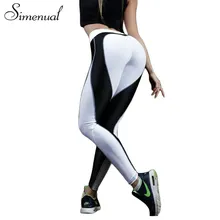 Simenual Heart pattern mesh splice font b legging b font harajuku athleisure fitness clothing sportswear elastic