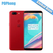 Чехол из ПВХ для Oneplus 5T смартфон 6 ГБ/8 ГБ Оперативная память 64/128 ГБ Snapdragon 835 Octa Core 6,01 дюймов Android 7,1 AMOLED двойные задние Камера 20,0+ 16,0 Мп