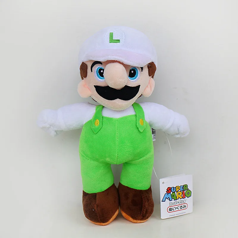4 шт./лот 25 см Супер Марио Стенд Luigi& Марио плюшевые игрушки куклы милые Марио Bros плюшевые мягкие игрушки для детей подарки на день рождения