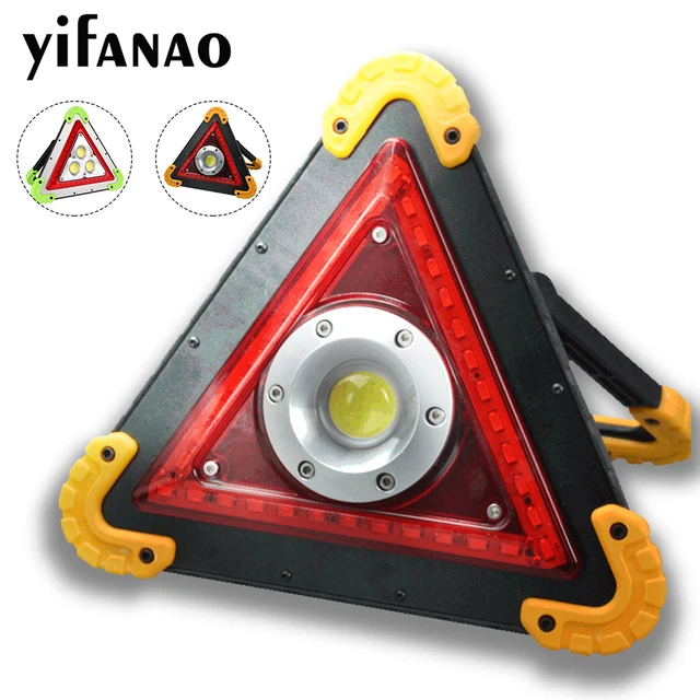 US $17.99 100W COB Led Portable Spotlight Work Light Latern Rechargeable Floodlight 18650 Battery Flashlight 