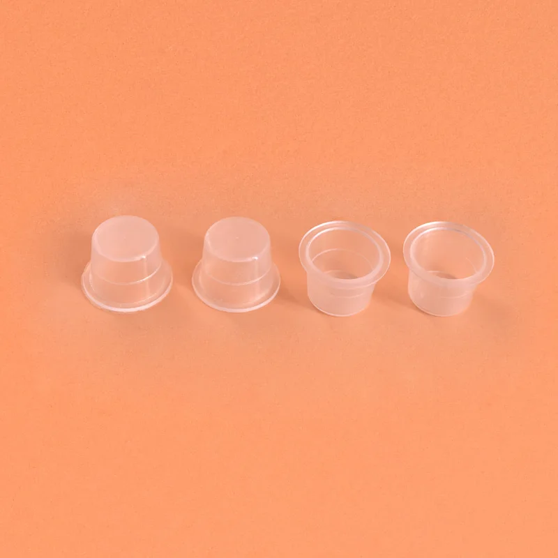 Plastic Tattoo Ink Cups For Permanent Tattoo Makeup Eyebrow Makeup Pigment Container Caps Disposable Accessories (3)