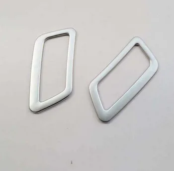 

For Nissan X-trail Qashqai 2014 2015 Interior Trim Ring Dash Board Air Conditioning Vent Car Styling Stickers Accessories 2pcs