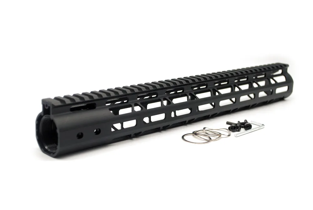 AR15 Free Float 15 ''дюйма m-lok Handguard Пикатинни Гора Fit. 223 винтовка Бесплатная доставка