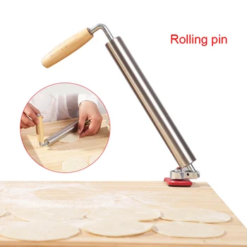 

2019 Newly Stainless Steel Dough Rolling Pin Baking Cooking Tool Roller for Pasta Pizza Dough