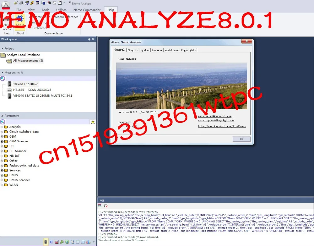 dhl+ nemo analoze8.0.1 программное обеспечение lic& hard license поддержка volte/CA, NB-IOB анализа. И т. д. тест