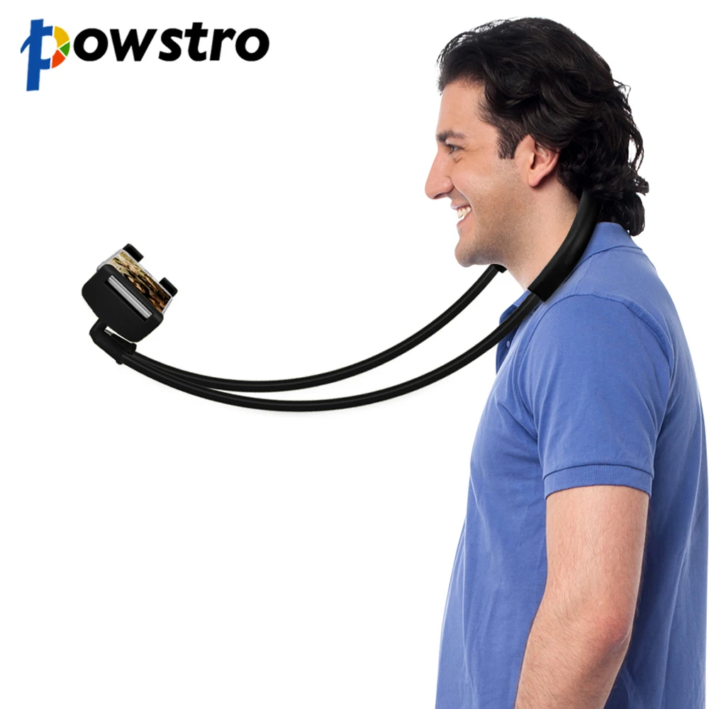 

Powstro Flexible Phone Holder Necklace Long Arm Lazy Bracket 360 Degree Rotation Phone Stand For iPhone 7 Samsung Stand Bracket