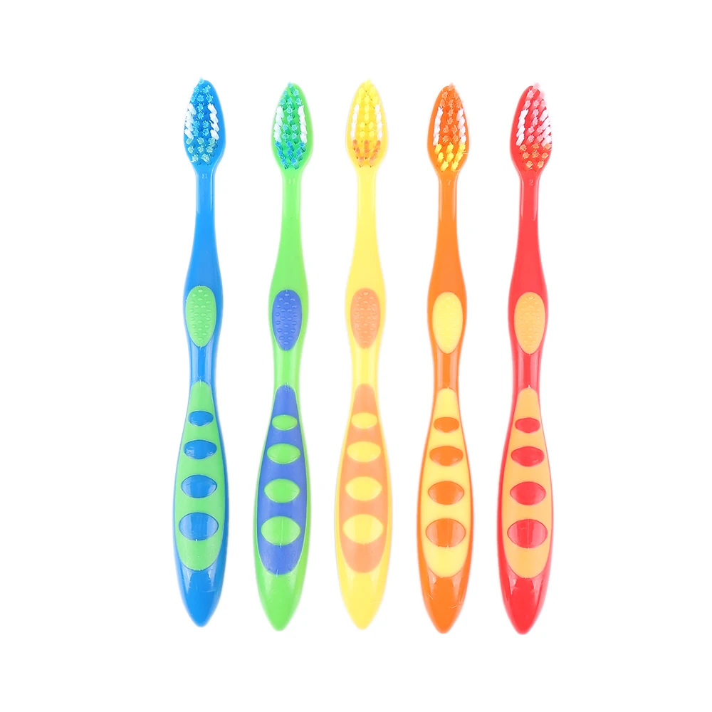 5 Pcs Dinosaur Shape Children Kids Toothbrush Ultra fine Bristle Health