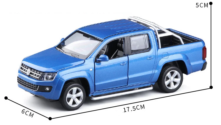 C 1:30 VW AMAROK игрушечный пикап модель автомобиля сплав оттягивание детские игрушки Подлинная коллекция лицензии подарок Акустооптическое мини