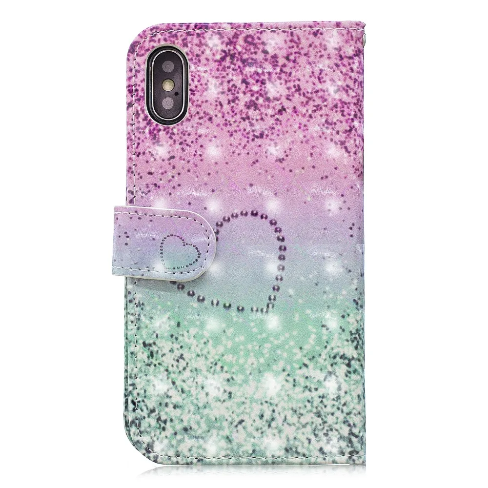 Кошелек кожаный чехол для iPhone 7 plus 8 5S se 5 6 6s плюс X XR XS максимальный с защелкой