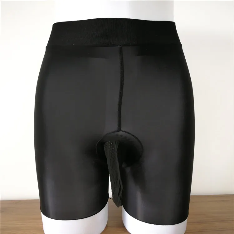 Новое поступление, для взрослых мужчин, массажные трусики для пениса, сексуальные прозрачные короткие шорты, колготки, трусы, 3 вида стилей, мужское сексуальное нижнее белье - Цвет: Black