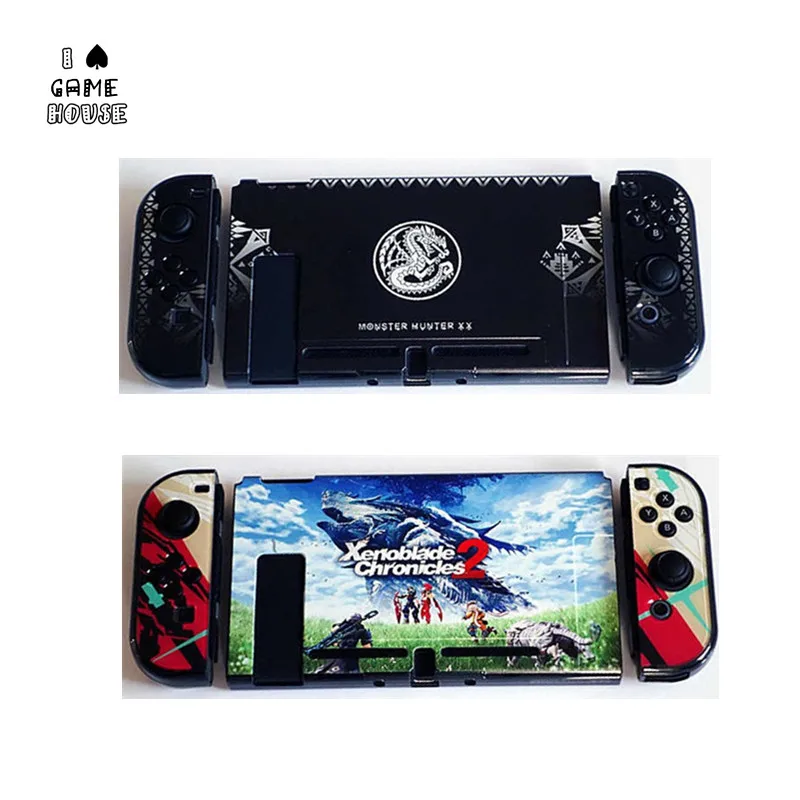 Чехол для Nintendo Switch FoPcc с красочным рисунком защитный чехол твердым кристаллом