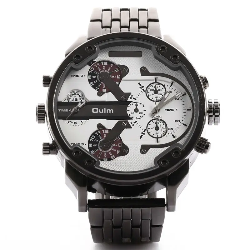 Prix pour Oulm Marque De Luxe DZ Style Hommes Alliage En Métal Montre Armée grande Taille Double Temps Mâle Occasionnel Montre Militaire Montre-Bracelet Relogio Masculino Prix pour Oulm Marque De Luxe DZ Style Hommes Alliage En Métal Montre Armée grande Taille Double Temps Mâle Occasionnel Montre Militaire Montre-Bracelet Relogio Masculino