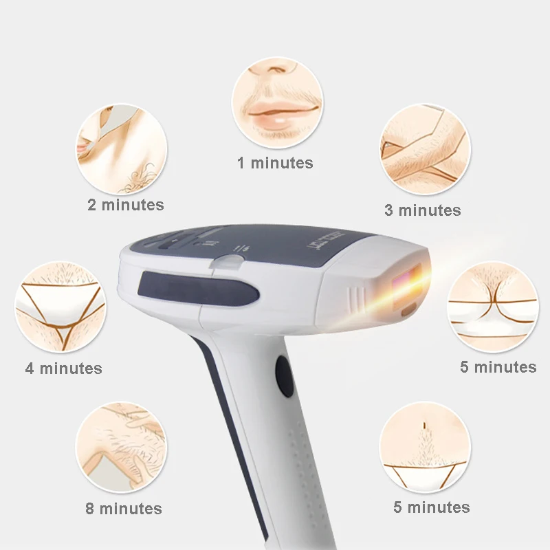 Permanent Removal Laser Hair Epilator Photon Pulsed Light Painless Epilator EUUSUK Plug Rechargeable Electric depilatory Shave (5)