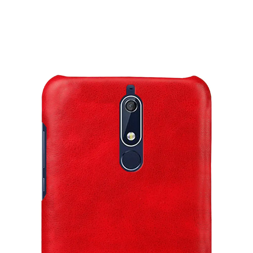 For Nokia 5.1 Case 6 Colors Available Phone Cases For Nokia 5.1 Black Brown Leather Case For Nokia5.1 Back Covers Coque DropShip (10)