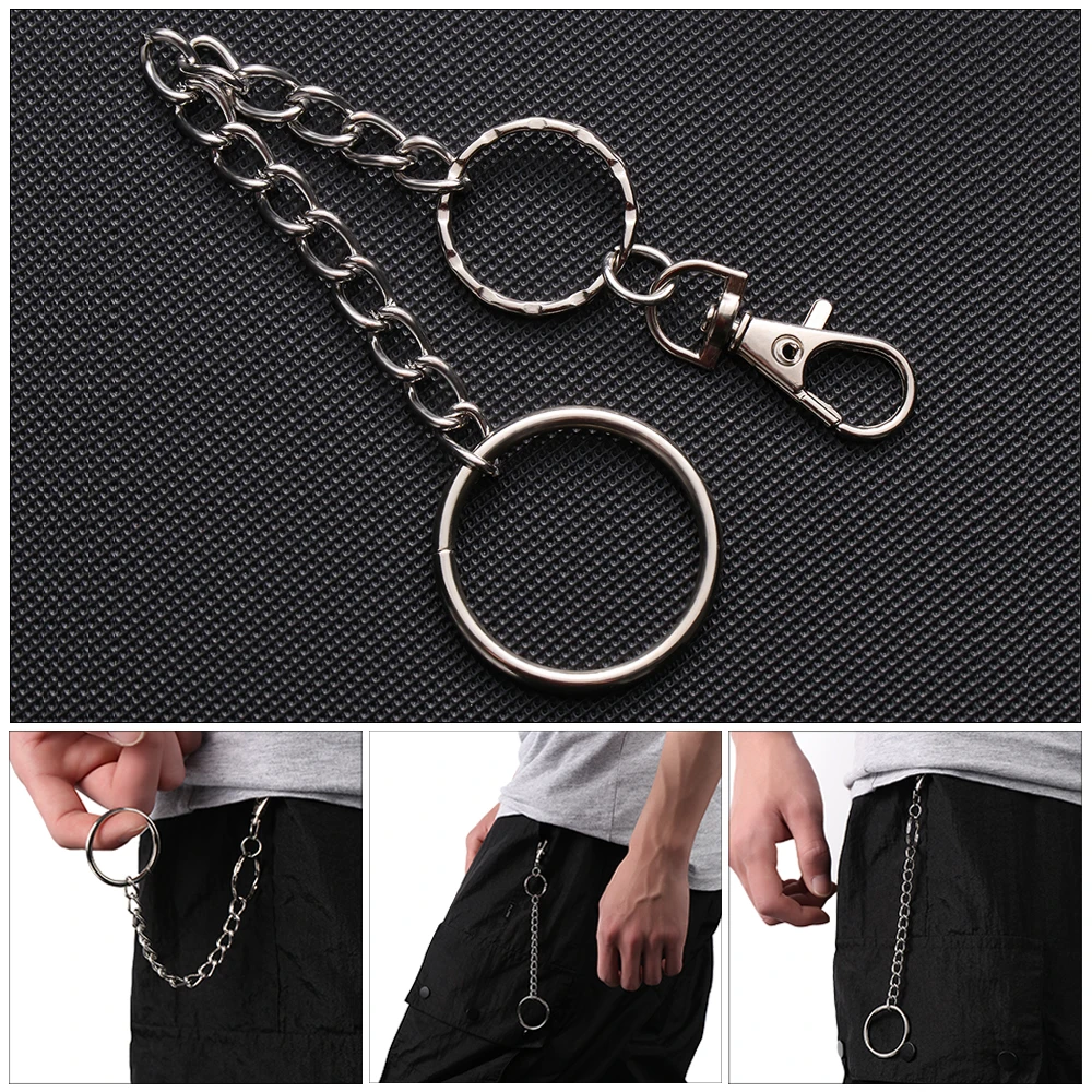 Key Chains Clip Hip Hop Jewelry Wallet Chain Belt Biker Link Pants KeyChain