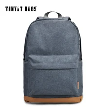 Tinyat hombres 15 pulgadas de la computadora portátil mochila mochilas escolares mochilas de ocio para adolescentes mochila escolar masculino gris 1101