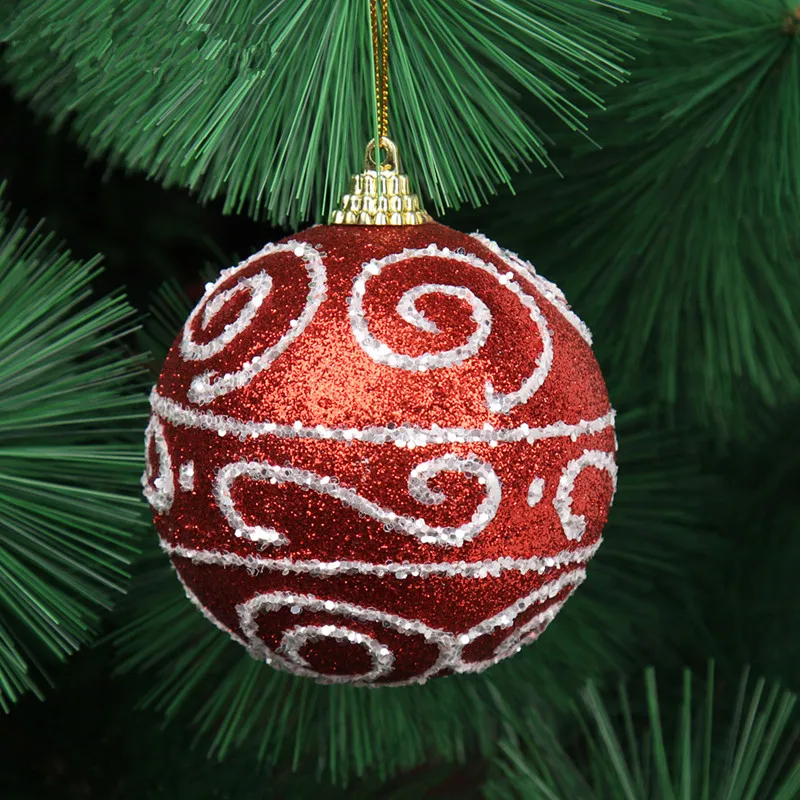 Upscale luxury christmas ball christmas 10cm colored sequins ornament Upscale luxury christmas ball christmas 10cm colored sequins ornament