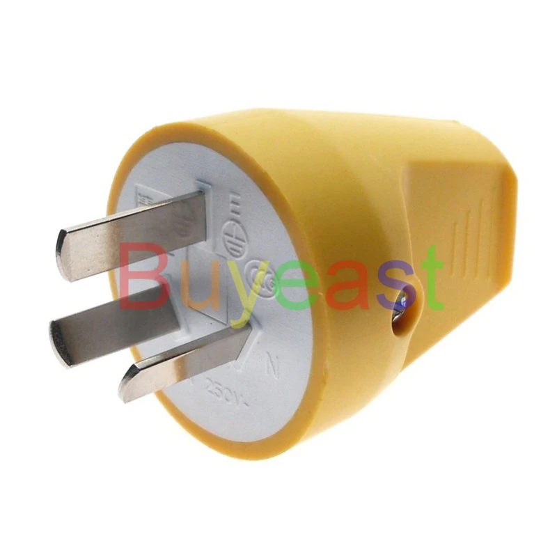 

1 x AU, China, New Zealand (type I) 3 Pin Male Rewireable Plug AC100~250V 10A Back Entry