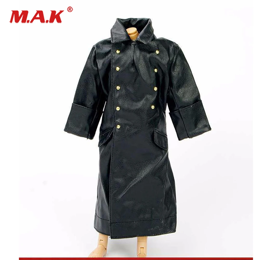 

1/6 Dragon DML WWII German Officer Leather Coat Windbreaker Clothing Set for 12" Male action figure body