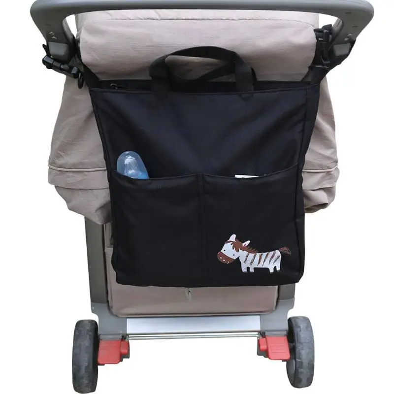 

Mom Baby Large Capacity Travel Bag Cartoon Stroller Organizer Accessories Baby Carriage Bag For Prams Waterproof Feeding Bottle