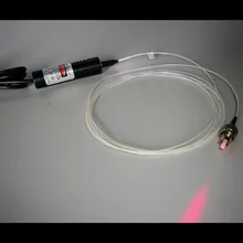 650нм 10 МВт красная волоконная муфта лазерный точечный модуль позиционирования лазер/одиночный режим точка FC интерфейс