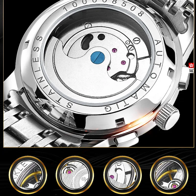 جديد WEISIKAI الرجال الساعات العلامة التجارية الفاخرة التلقائي الميكانيكية ووتش الذكور للماء مزدوجة الجوف خارج ساعة الياقوت مضيئة جديد WEISIKAI الرجال الساعات العلامة التجارية الفاخرة التلقائي الميكانيكية ووتش الذكور للماء مزدوجة الجوف خارج ساعة الياقوت مضيئة