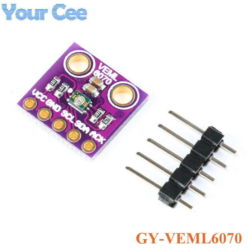 

VEML6070 GY-VEML6070 UV Sensor Module Sensitivity Detection Sensor Baord GY-6070 For Arduino