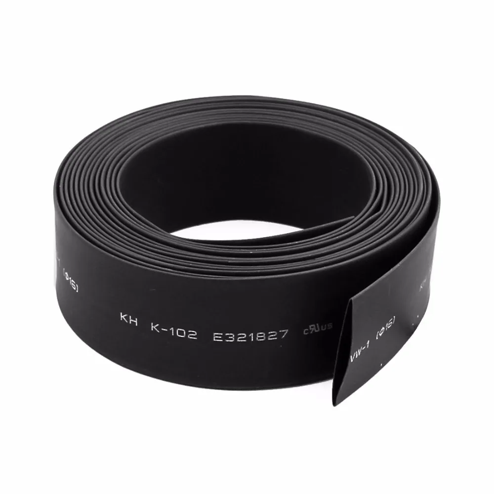 Uxcell Heat Shrinkable Tube Shrink Tubing Wire 3m Ratio 21 for