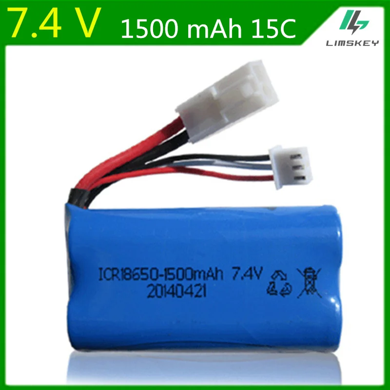 5pcs /lot 7.4V 1500mAh Lipo battery For FT009 Remote Control Boat Speed