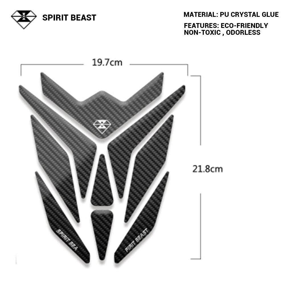 Стикер для мотоцикла SPIRIT BEAST Moto Feul Tank Pad rbike sticker s Moto Pegatinas Переводные картинки для мотоцикла - Цвет: N