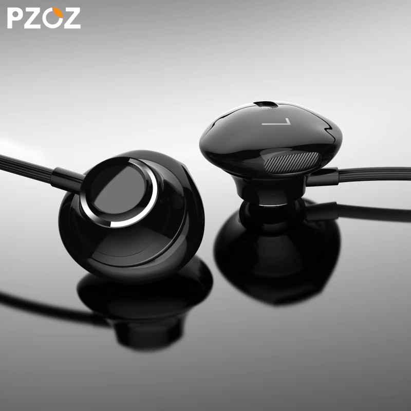 PZOZ S1 наушники с басами 3 5 мм проводная гарнитура микрофоном спортивные вкладыши