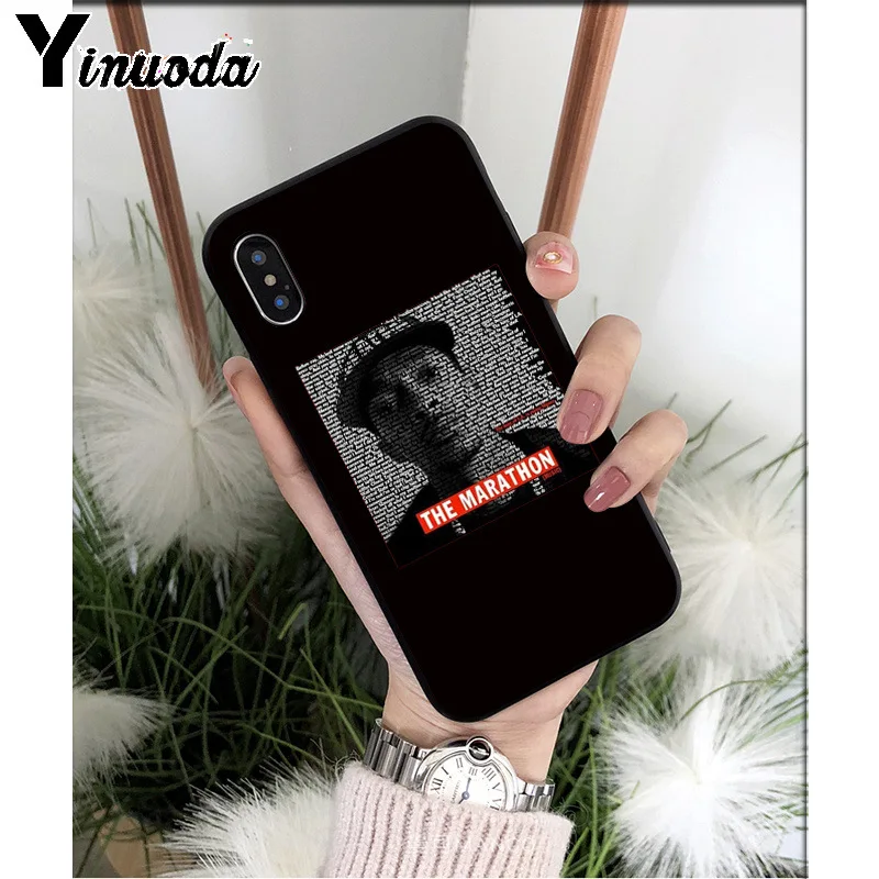 Yinuoda rapero Nipsey Hussle de silicona suave de TPU teléfono caso para Apple iPhone 7 6 6 S Plus X XS X MAX 5 5S SE XR cubierta