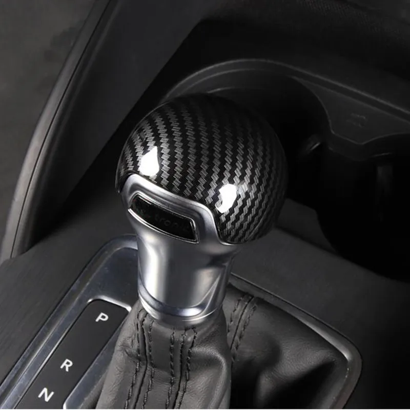 Рукоятка переключения передач защитная крышка для Audi A3 8V- ABS углеродное волокно цвет автомобиля Стайлинг модифицированный