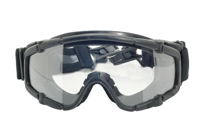 Черный лыжный спорт и Пейнтбол страйкбол противотуманные очки Баллистические Очки для шлема