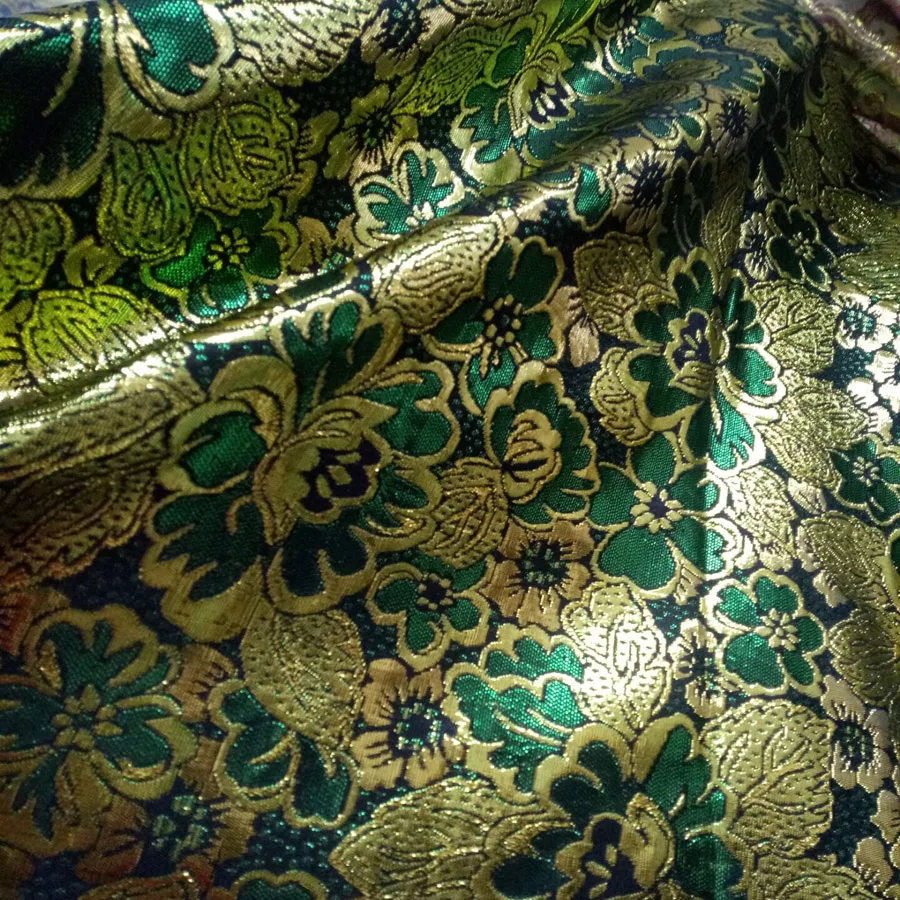 Блестящая жаккардовая ткань для шитья 50*150 см | Дом и сад