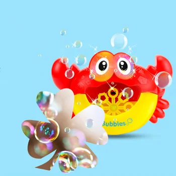 

Explosive Toy Crab Bubble Machine Children Bath Blowing Crab Bubble Bath Puzzle Bath Bubble Making Machine