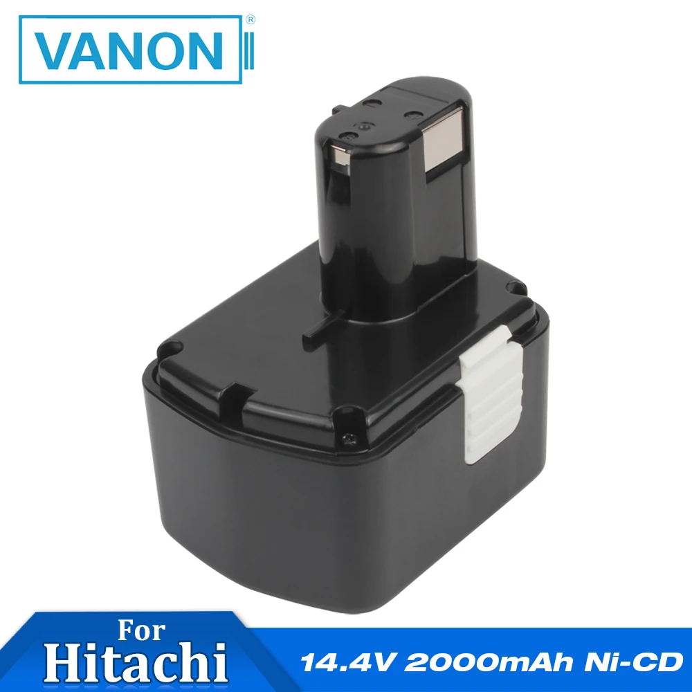 

VANON For Hitachi 14.4V 2000mAh EB14B Ni-CD 2.0Ah Replacement Power Tools Battery for HITACHI EB1414S EB1414 EB1430
