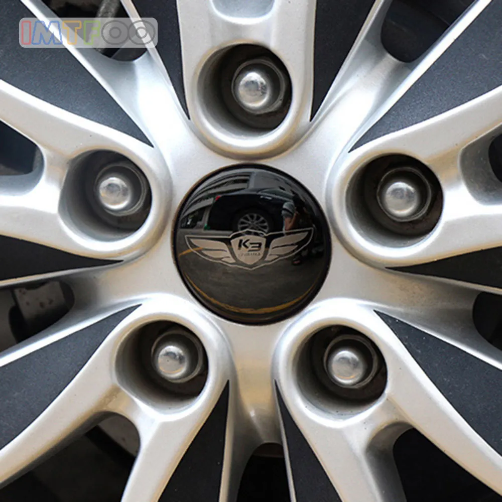 IMTFOO STAINLESS STEEL WHEEL RIM HUB CAPS HUBCAPS COVER FOR KIA FORTE