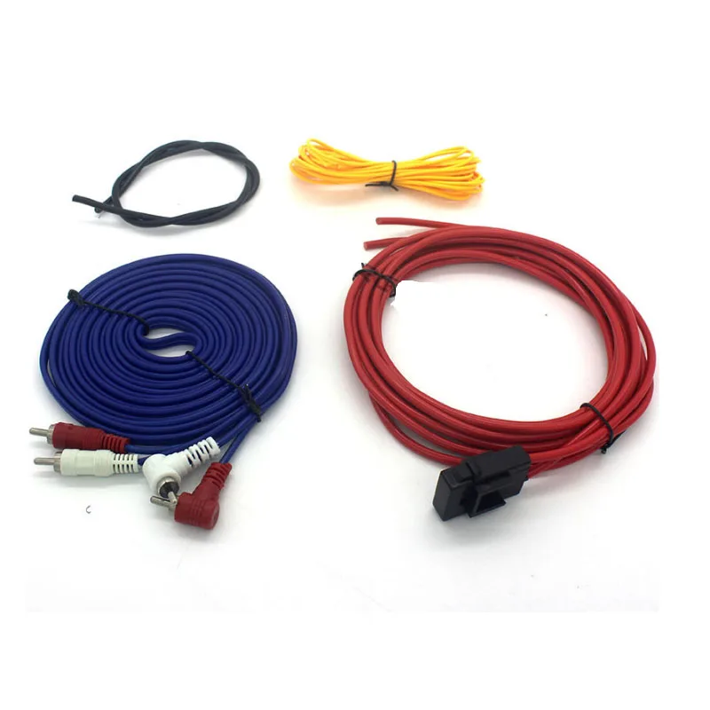 Полный комплект для автомобиля 5 метров 8AWG модифицированный усилитель сабвуфера
