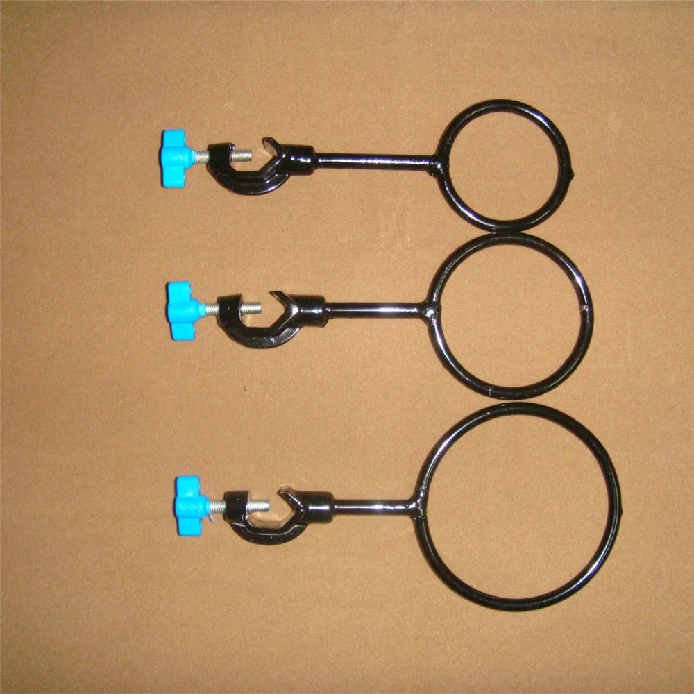 3pcs/set Iron Metal Support Ring dia.51mm 64mm 86mm Lab Stand Base with