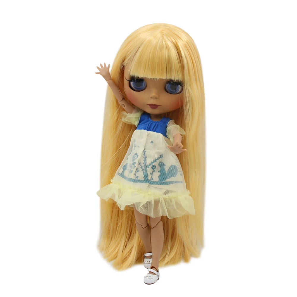Кукла Blyth BL0658 с черным матовым лицом шарнирным телом 1/6 | Игрушки и хобби