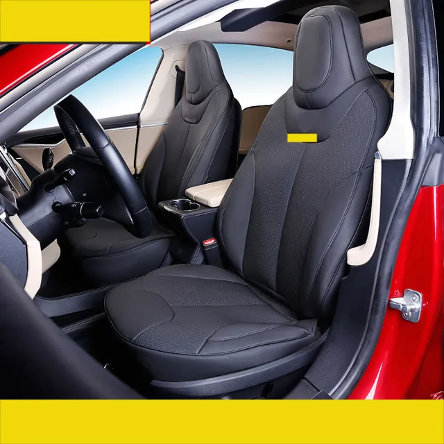 Us 4752 28 Offlsrtw2017 Fiber Leather Car Seat Cover For Tesla Model S 75d 90d 100d 60d 80d 2014 2015 2016 2017 2018 2019 In Interior Mouldings