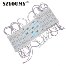SZYOUMY Новое поступление Высокое Напряжение AC 110 V 220 V SMD 3030 3LED модуль огни с объективом IP66 декоративного освещения высокой LM