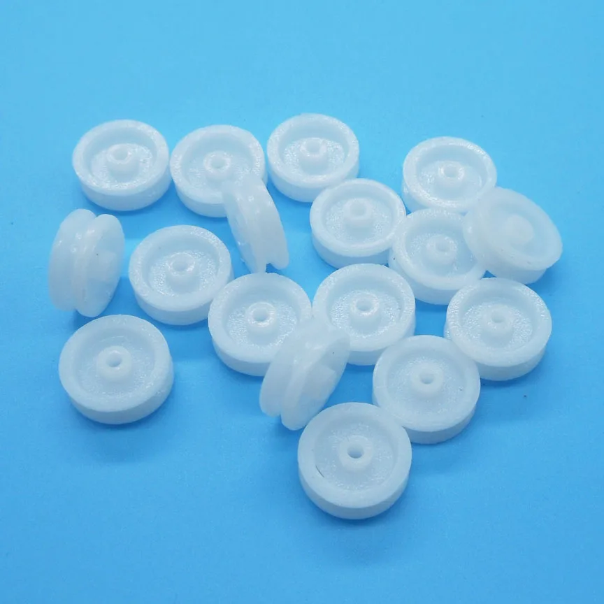 Cinto Plástico Polia Rodas Faça Você Mesmo Toy Modelo Acessórios Diâmetro 13 mm Eixo Buraco mm 132a 100 Pcs Lot