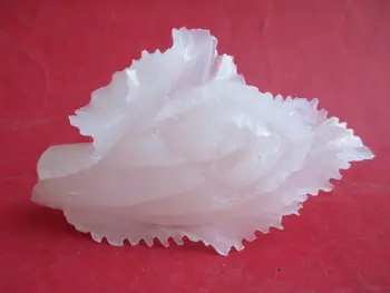 

11.5 cm * / China Bai Yuyu manual sculpture statues (cabbage)