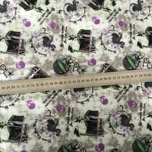 108*100 см классический мультфильм ведьма плохо женские хлопковые Швейные Ткань Сделай Сам ручной работы Материал Hometextile в стиле пэчворк для девочек Сумка