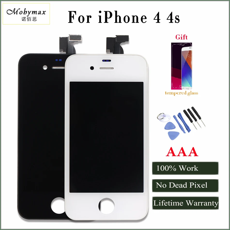 Mobymax Factory Big Promotion Lcd Screen For IPhone 4 4s 5 5s 6 Touch Glass Digitizer